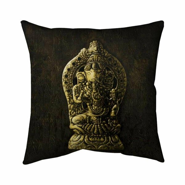 Begin Home Decor 20 x 20 in. Lord Ganesha-Double Sided Print Indoor Pillow 5541-2020-RE10